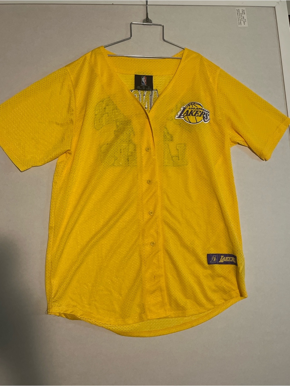 LA Lakers Jersey in yellow